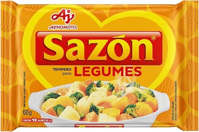 TEMPERO EM PÓ SAZÓN® SABOR LEGUMES 60G