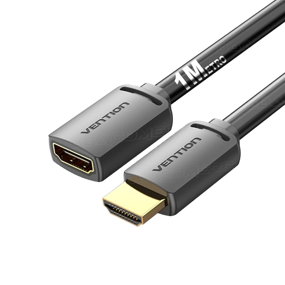 Cabo Extensor HDMI 2.0 VENTION 1m 4K 60Hz HDR 3D - Conexão Gamer e Home Theater