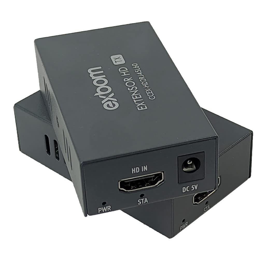 Extensor HDMI 60m via RJ45 Cat5/Cat6 - Imagem 1080p 3D Bivolt