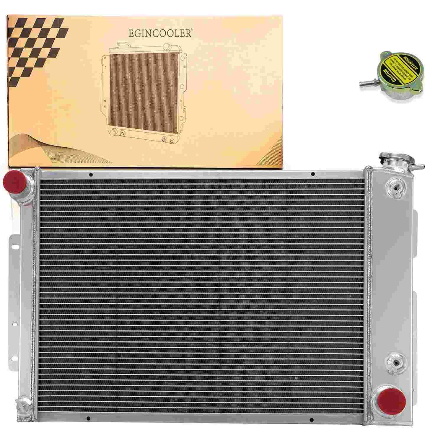 Radiador Alumínio 3 Fileiras 58cm para Chevy Camaro/Firebird Big Block 67-69