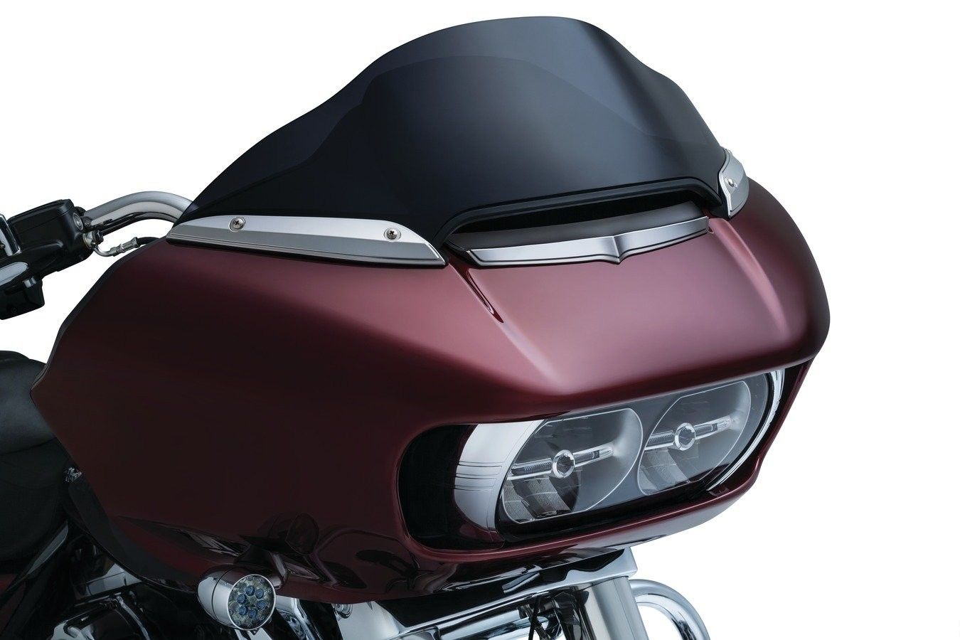 Realce de Ventilação Carenagem Kuryakyn 6913 Cromado - Harley-Davidson 2015-19