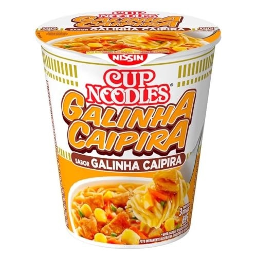 Cup Noodles Sabor Galinha Caipira Nissin 69g