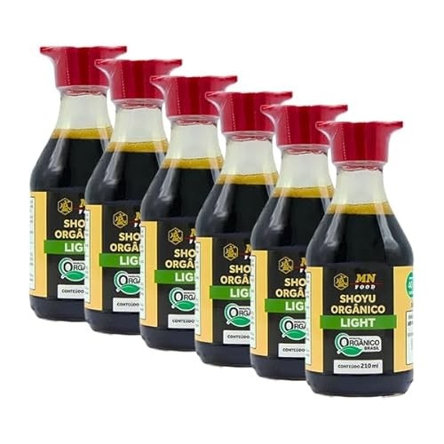 Kit 6X: Shoyu Orgânico Light MN Food 210ml
