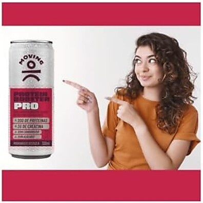 Moving Pro Morango Acerola: 20g Prot + 3g Creatina (6x310ml)