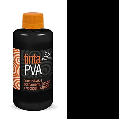 TINTA PVA DAIARA 250ML - 70 PRETO