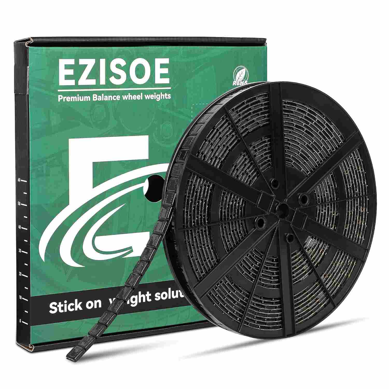 Pesos de Roda Adesivos 7.1g Preto 5kg (715 Peças) - Equilíbrio Perfeito e Segurança para Seu Veículo