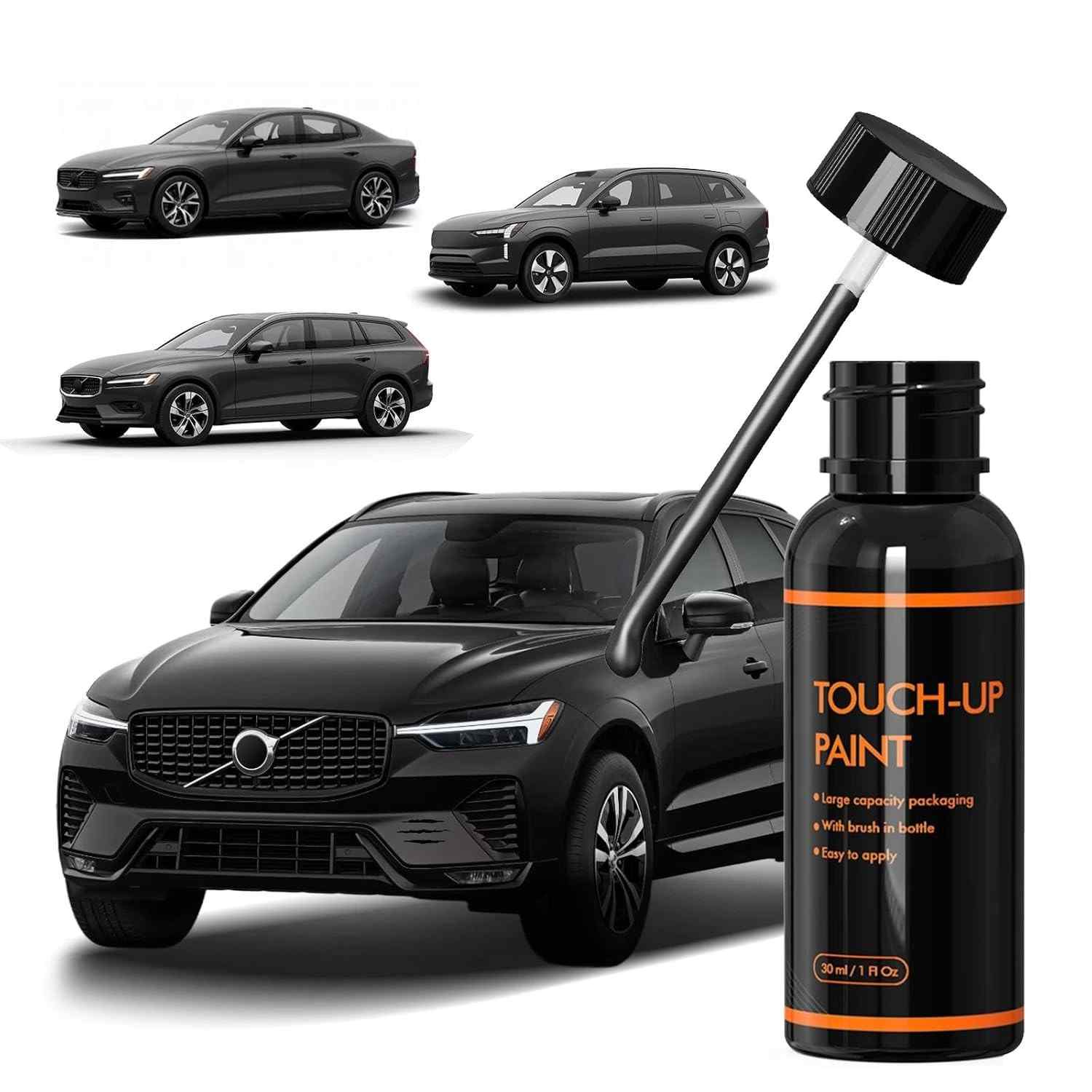 Tinta de Retoque para Carro Volvo Cinza Platina 731 - Reparo Impecável de Arranhões