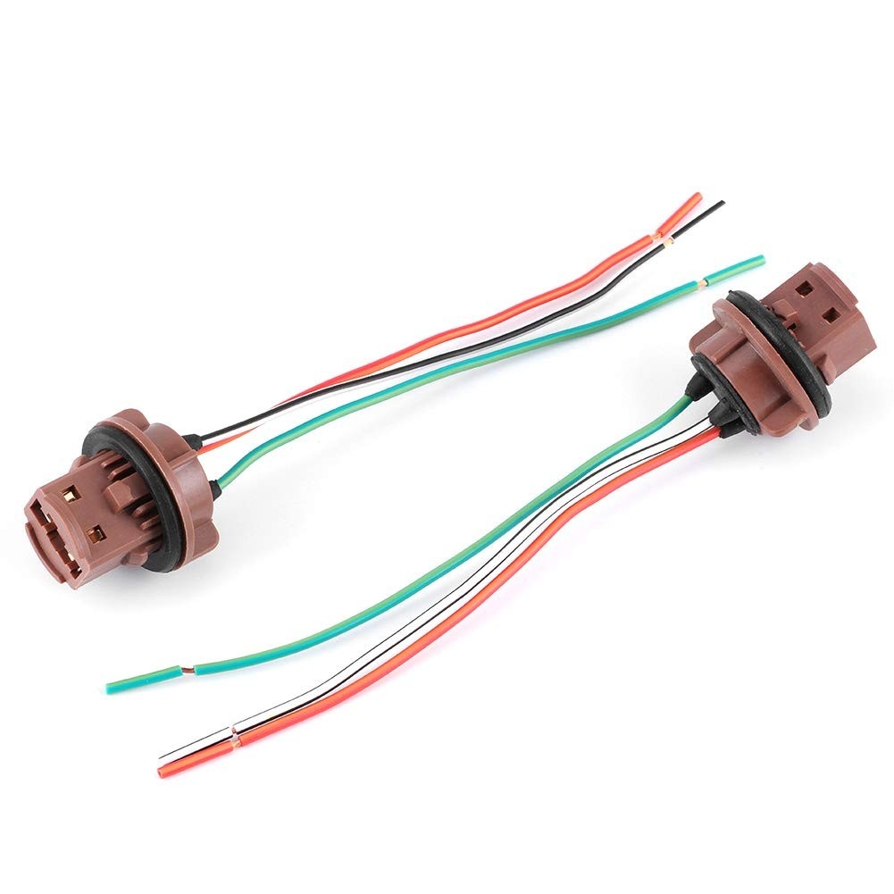 Plugue de Chicote Tnfeeon para Lâmpadas de Freio 7440/7441 T20 - Instalação Fácil e Durabilidade
