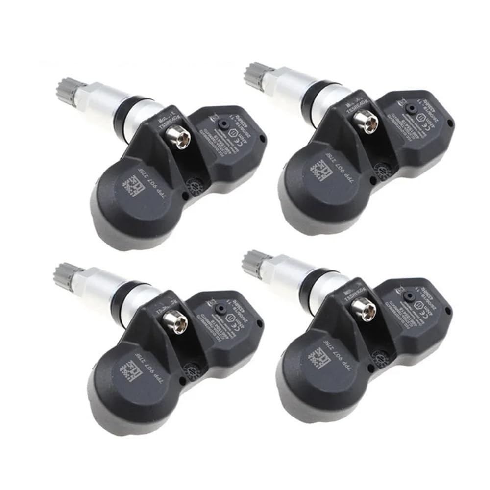 Kit 4 Sensores TPMS para Audi A4, A6, A8, Q7, R8 | Monitoramento de Pressão de Pneu 7PP907275F