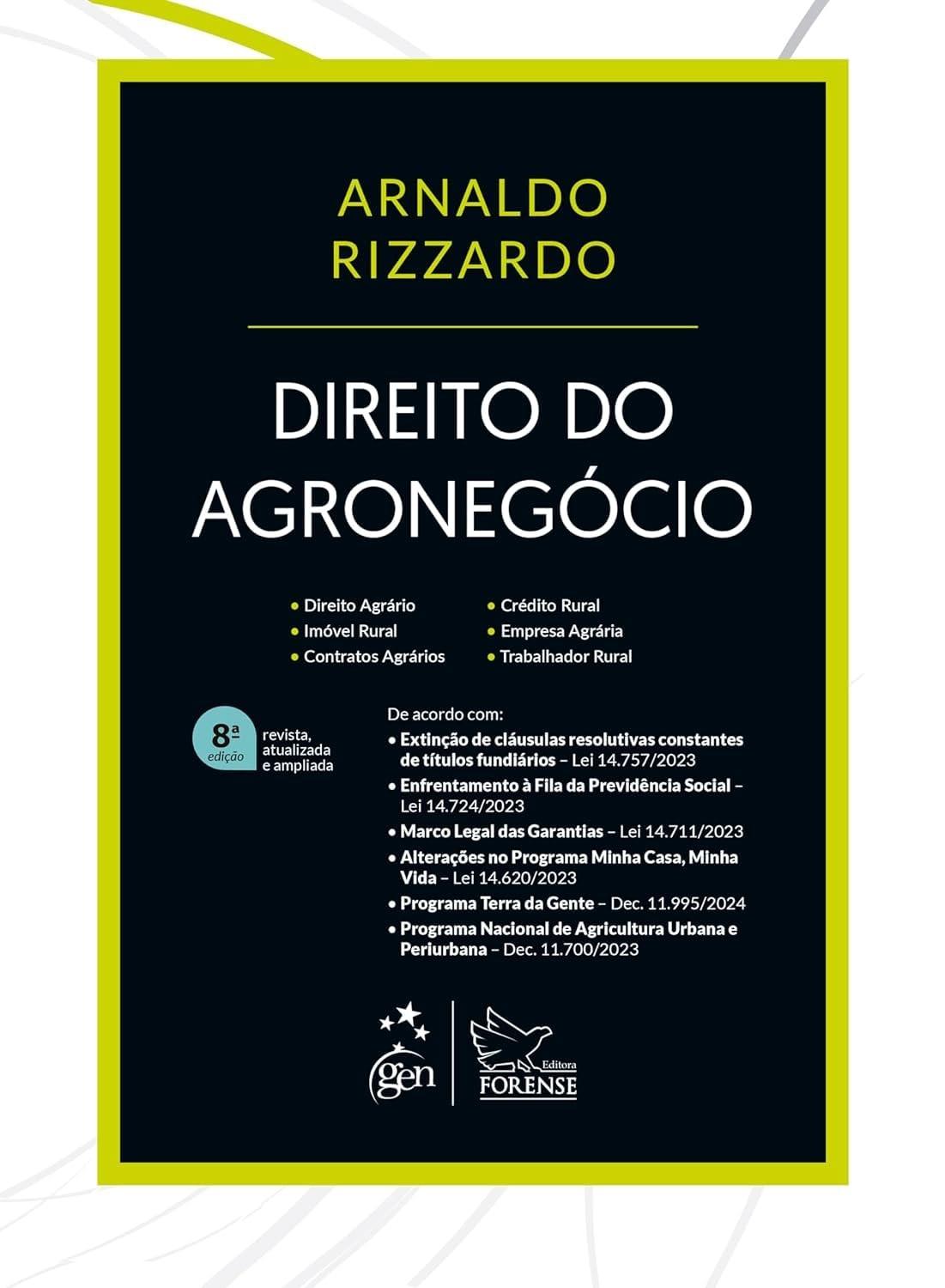 Direito do Agronegócio 8ª Edição 2024: O Guia Essencial para Profissionais Rurais
