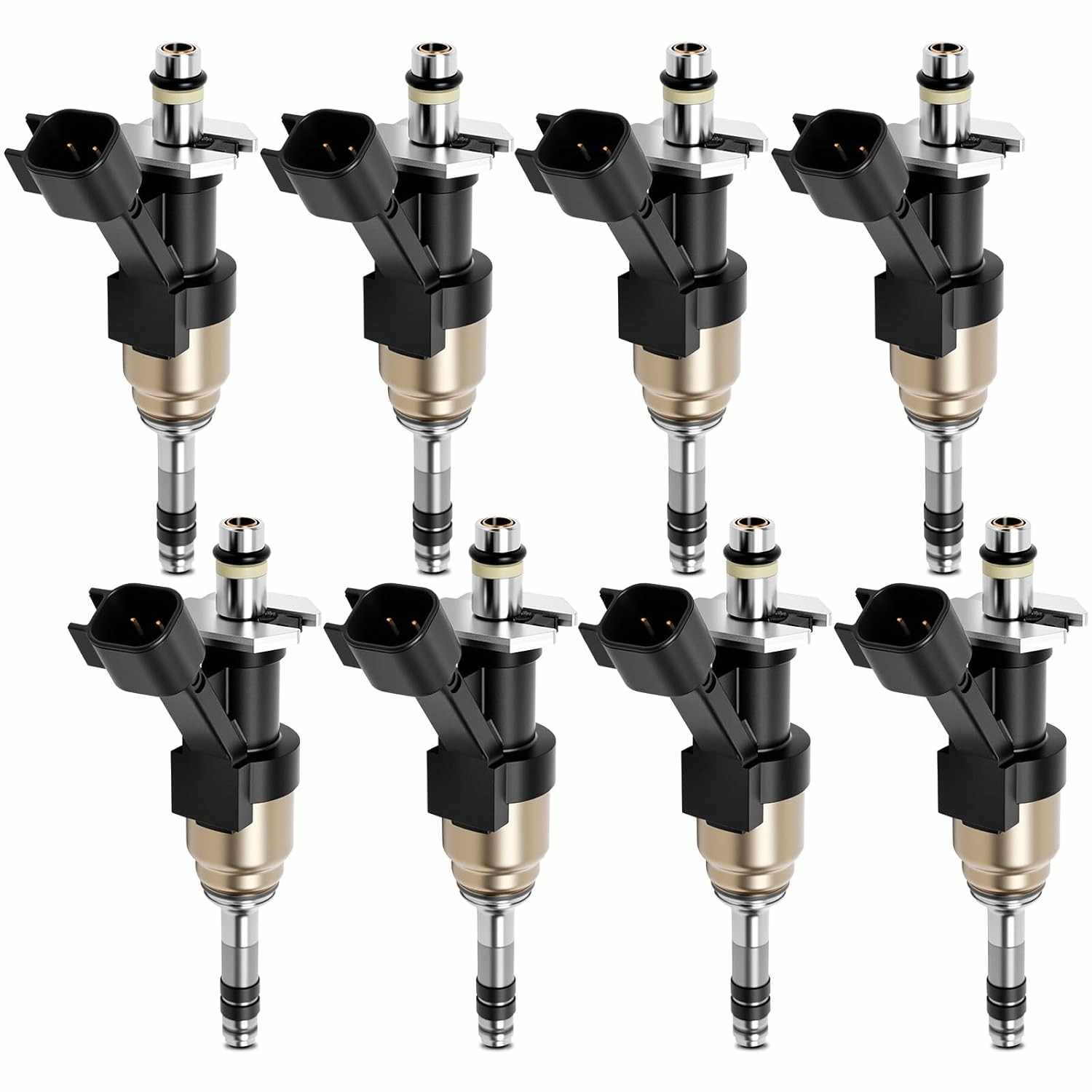 Conjunto 8 Injetores Combustível Chevy Silverado Tahoe GMC Sierra 4.3L 5.3L 6.2L (2014-2019)