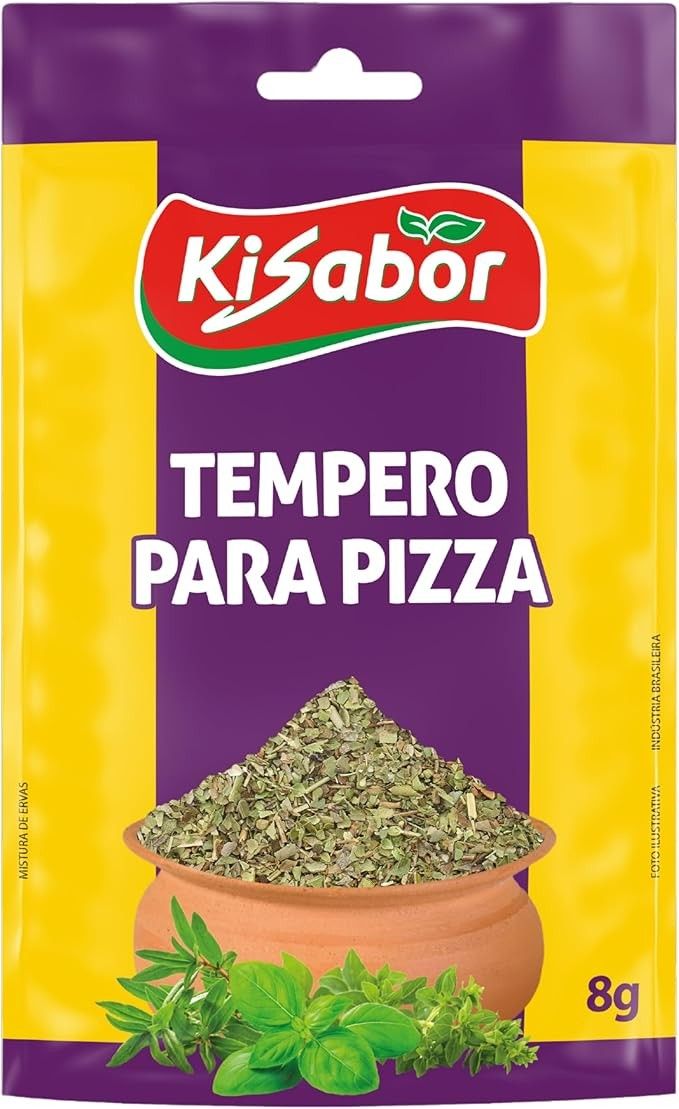 KiSabor, Tempero para Pizzas, 8 Gramas