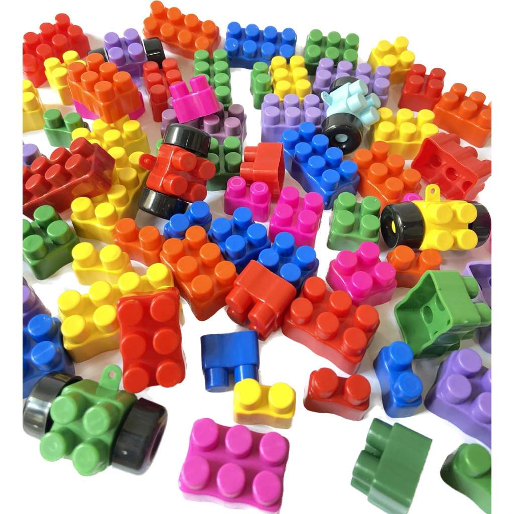 84 Blocos de Montar com Rodinhas – Diversão e Aprendizado