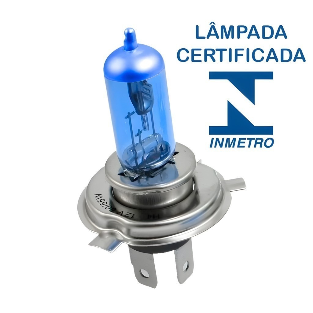 HB20 Iluminada: Lâmpadas Super Brancas H4 8500k