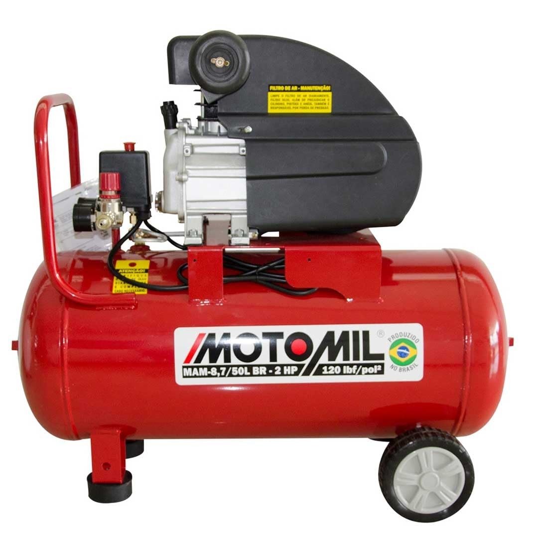 Compressor de Ar Motomil 8,7 PCM 50L 220V: Potência e Eficiência para Seus Projetos