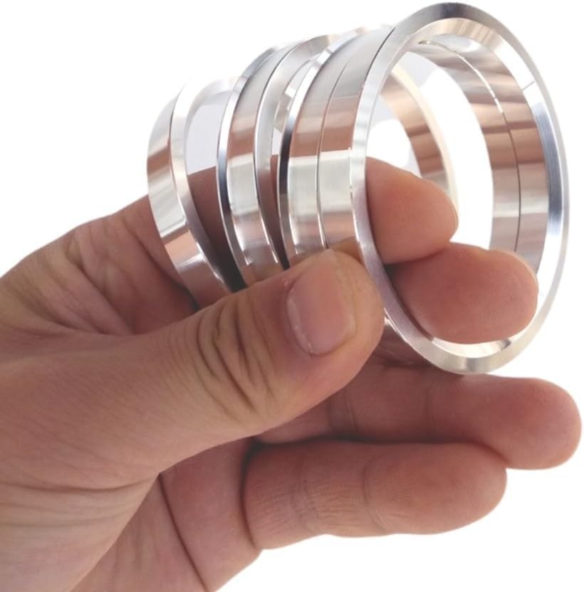 Anéis Centralizadores de Cubo 110mm para 87.1mm - Liga de Alumínio Premium