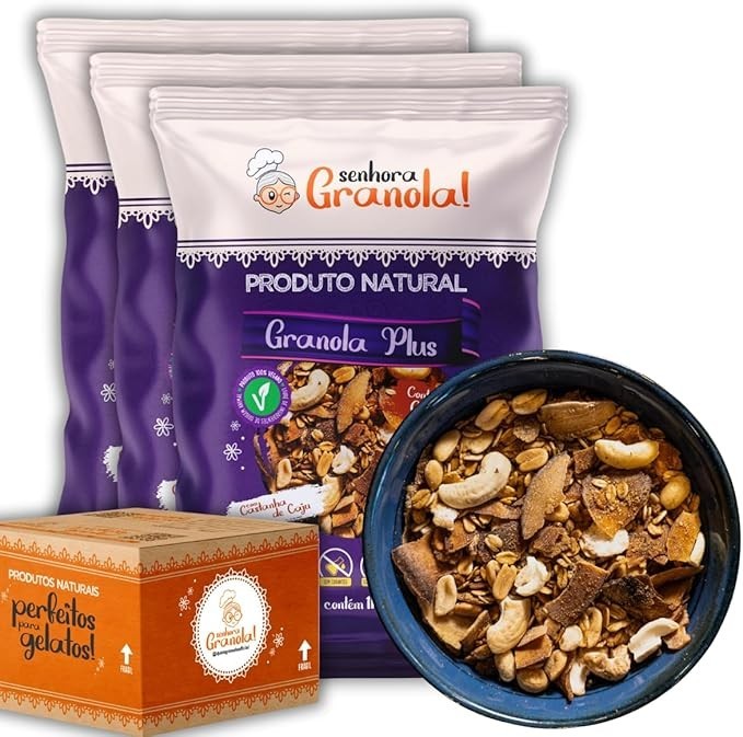 Senhora Granola Plus 8kg Completa Para Granel