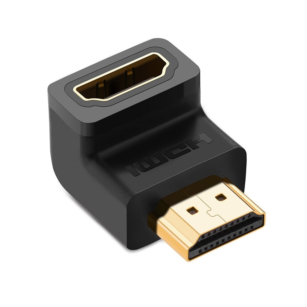 Adaptador HDMI 90º UGreen: Conexão Perfeita e Organizada para Sua TV