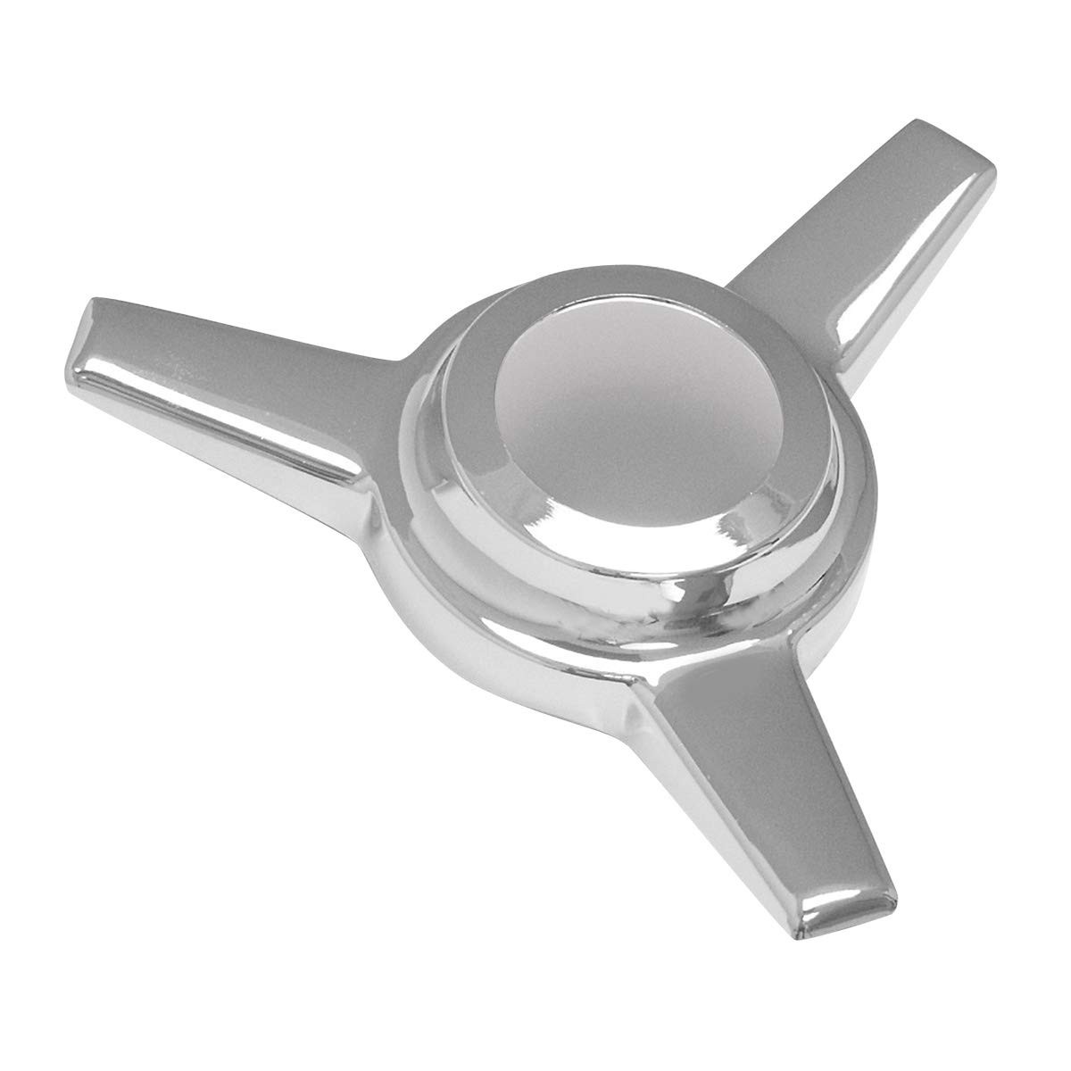 Roda Cromada GG Grand General 90344: Estabilidade e Estilo com Suporte Reto de 3 Barras