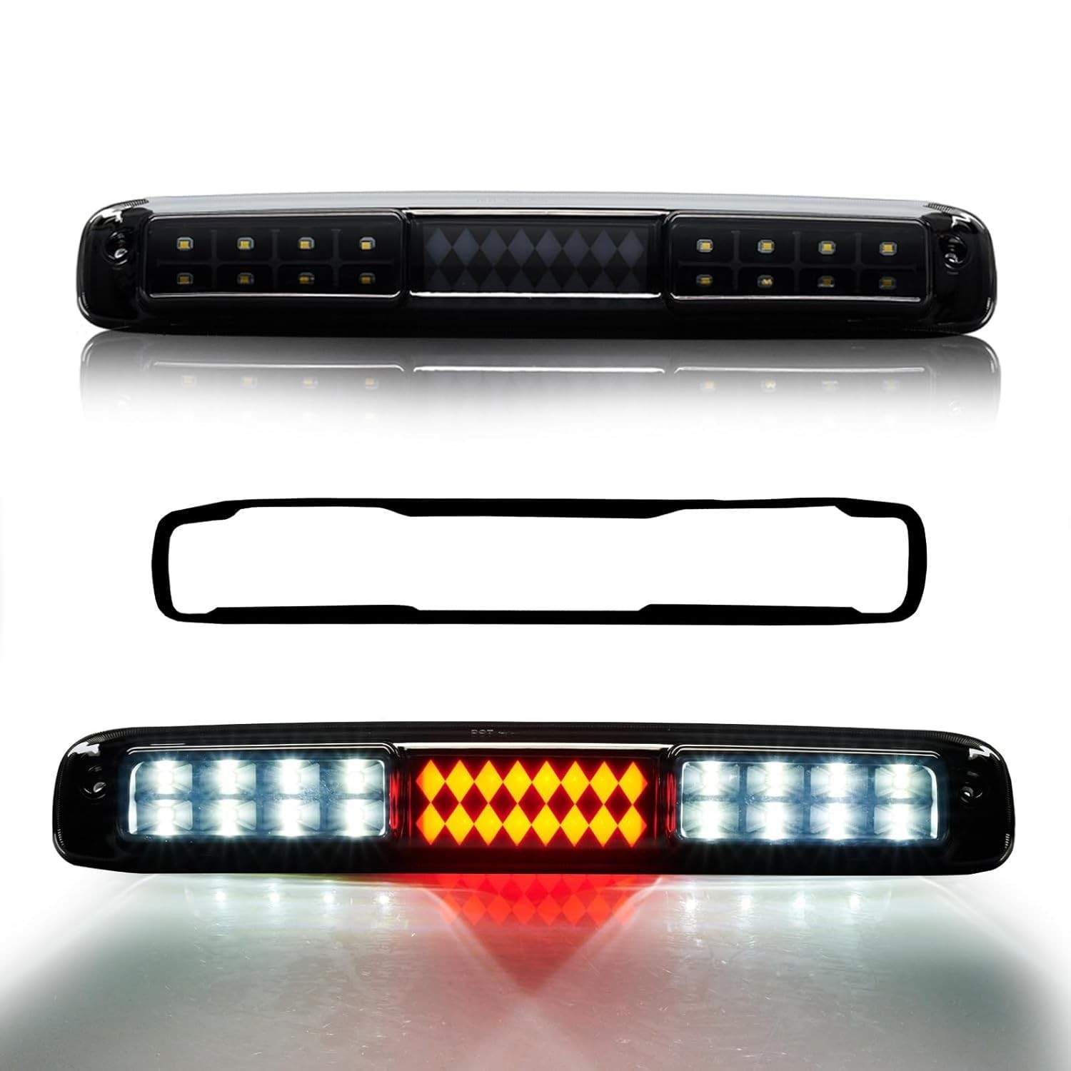 Terceira Luz de Freio LED para Chevy Silverado & GMC Sierra 99-06 | Upgrade de Segurança e Estilo
