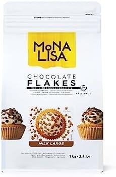 Flocos Splitters Mona Lisa Callebaut 1kg Ao Leite 9M Large