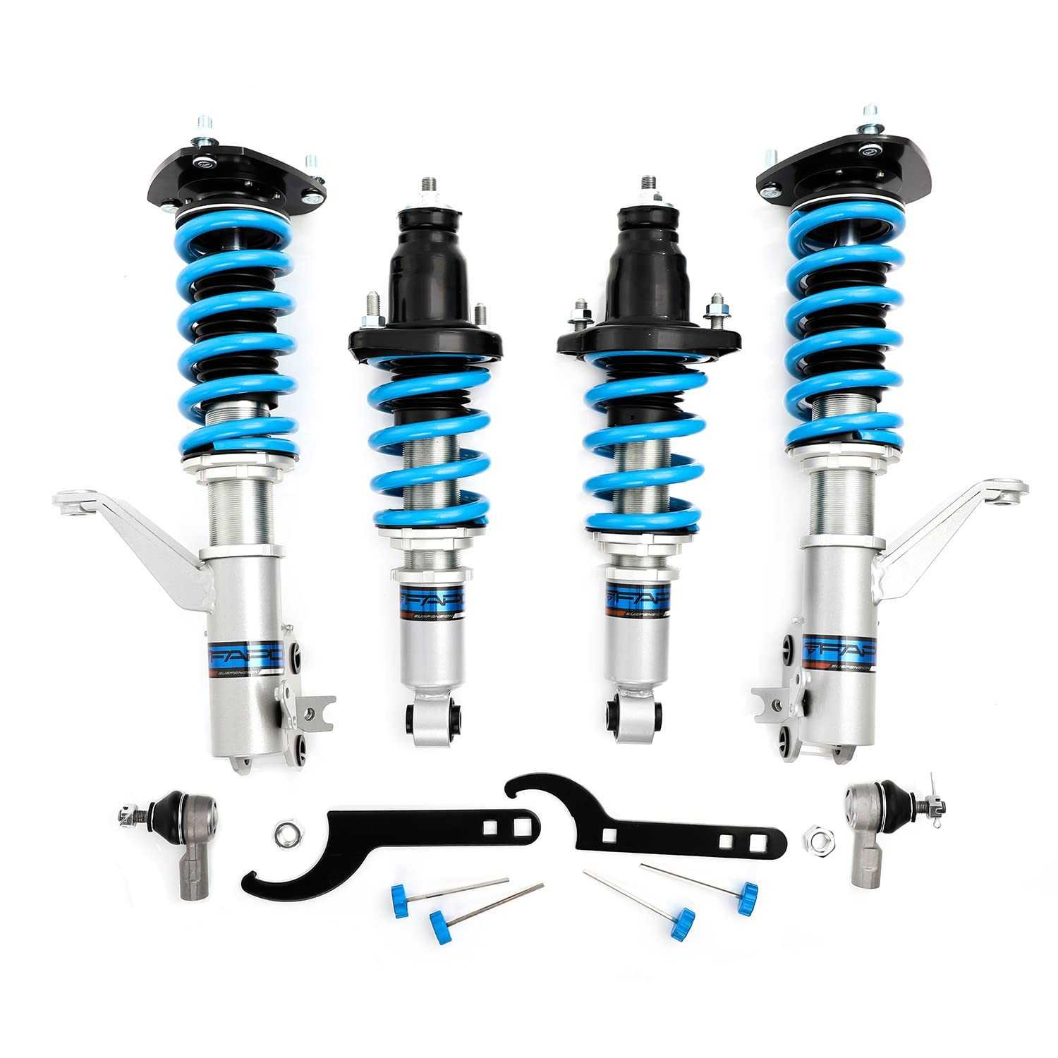 Coilover Ajustável 16 Níveis para Honda Civic 01-05, SI 02-05 e Acura Integra/RSX