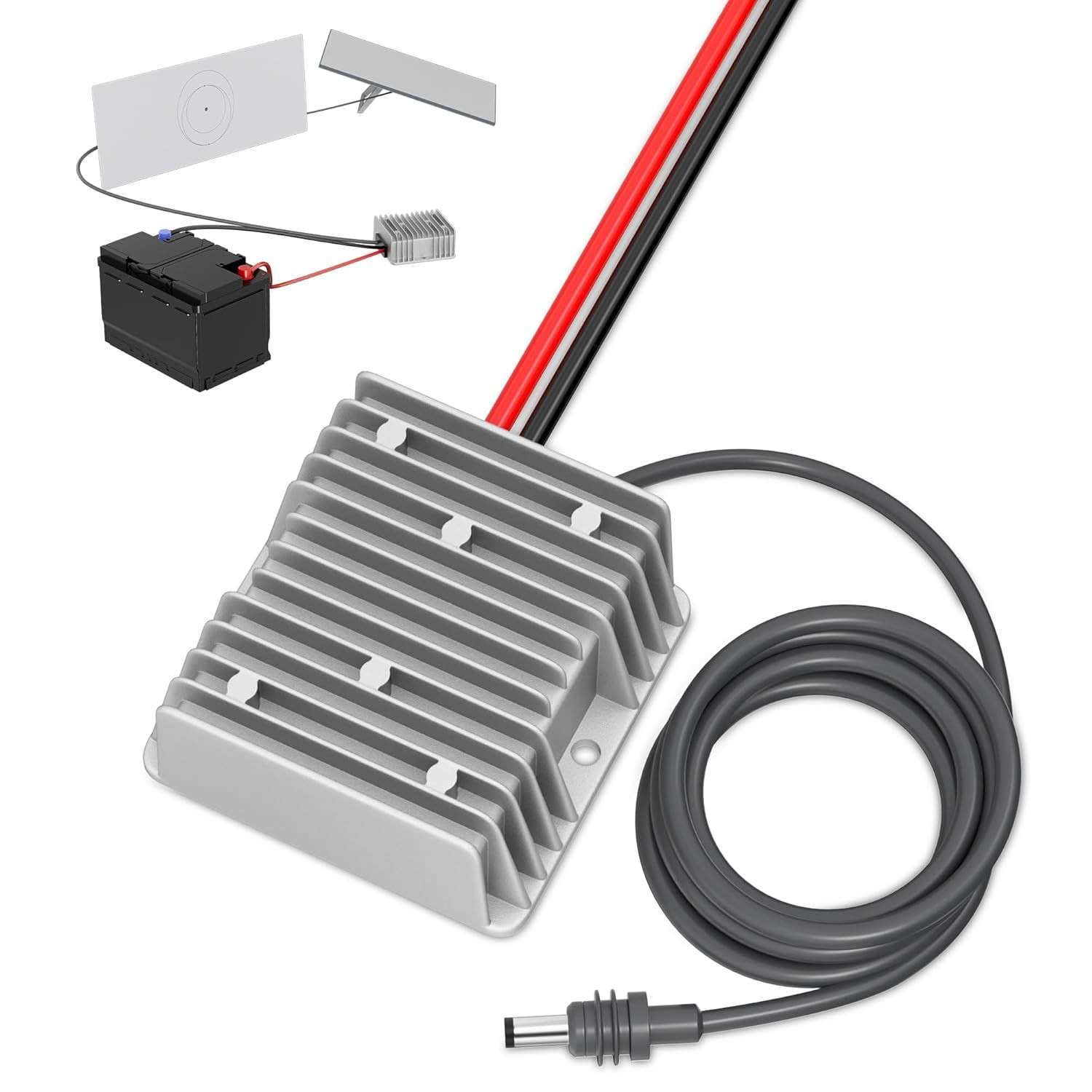 Adaptador Starlink Gen 3 RVBOATPAT 12V (10-36V) para 57V 4.5A DC - Energia Confiável para Uso Externo