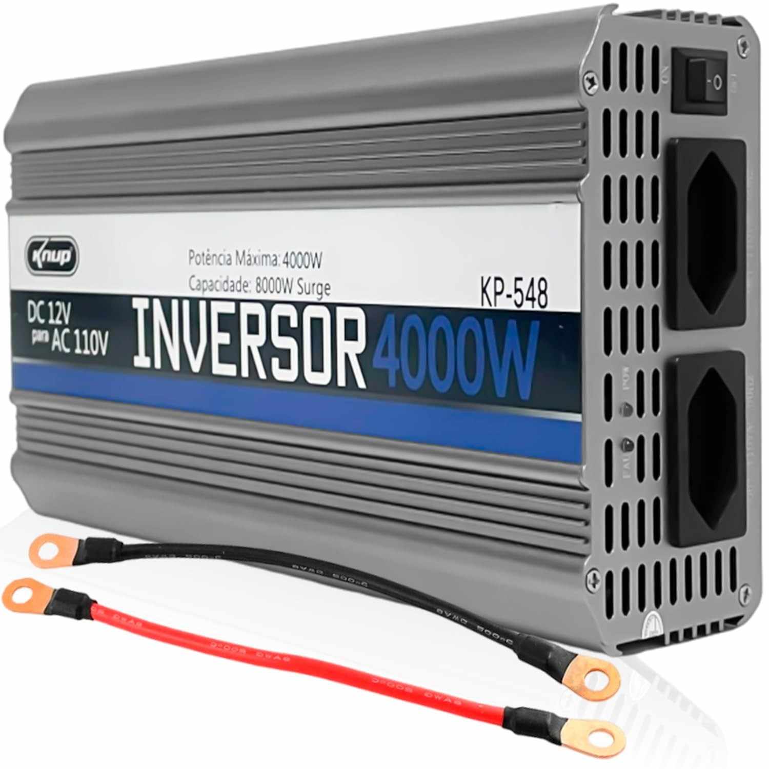 Inversor de Tensão 4000W 12V para 110V: Energia Confiável para Seu Dia a Dia