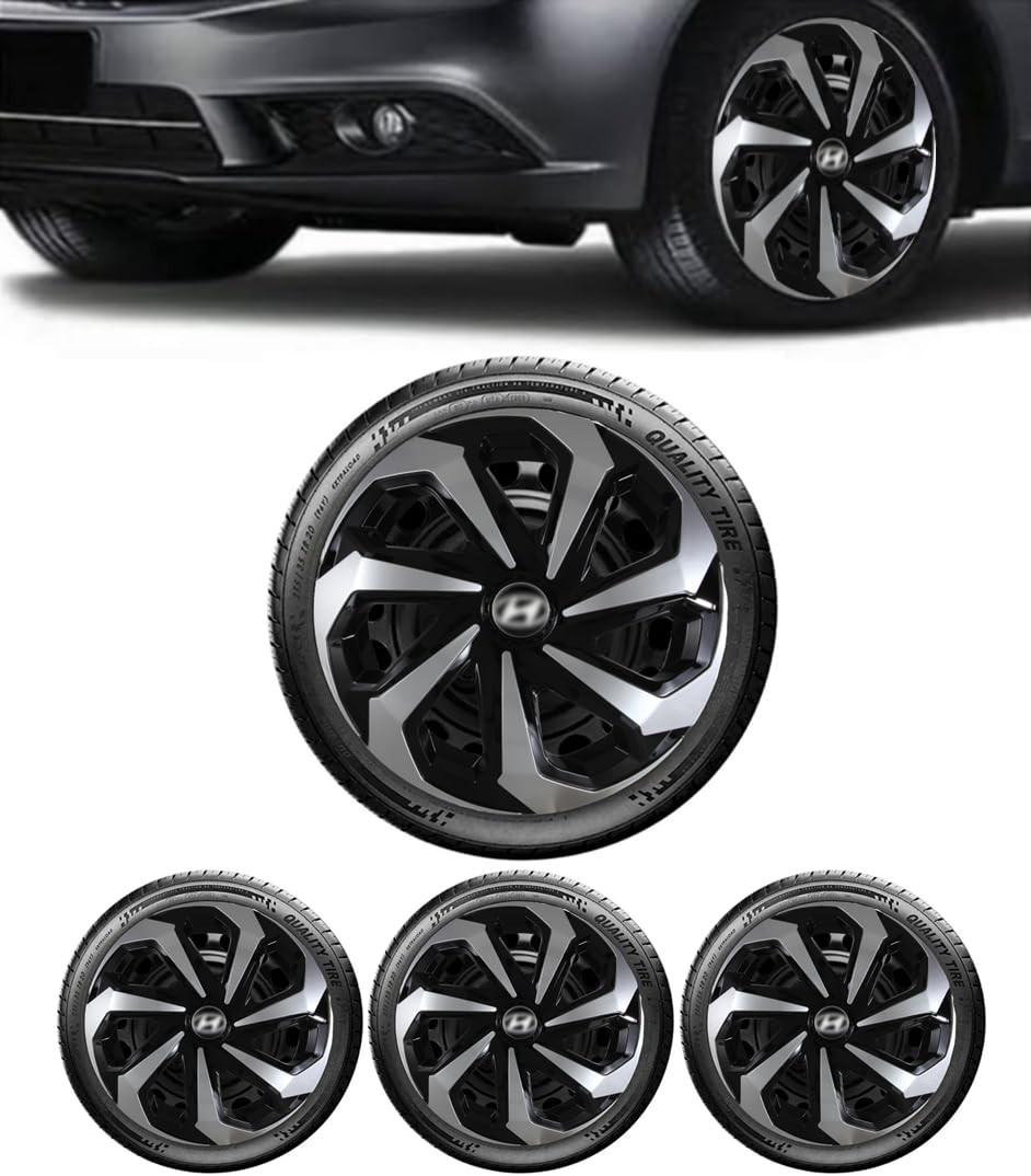 Jogo 4 Calotas Esportivas Spider Aro 14 para Hyundai HB20 e HB20S - Estilo e Proteção