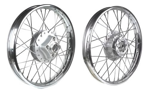 Par de Aros de Roda Raio 4mm para Honda CG 125, Today e Titan (1995-1999) - Prontos para Instalar!