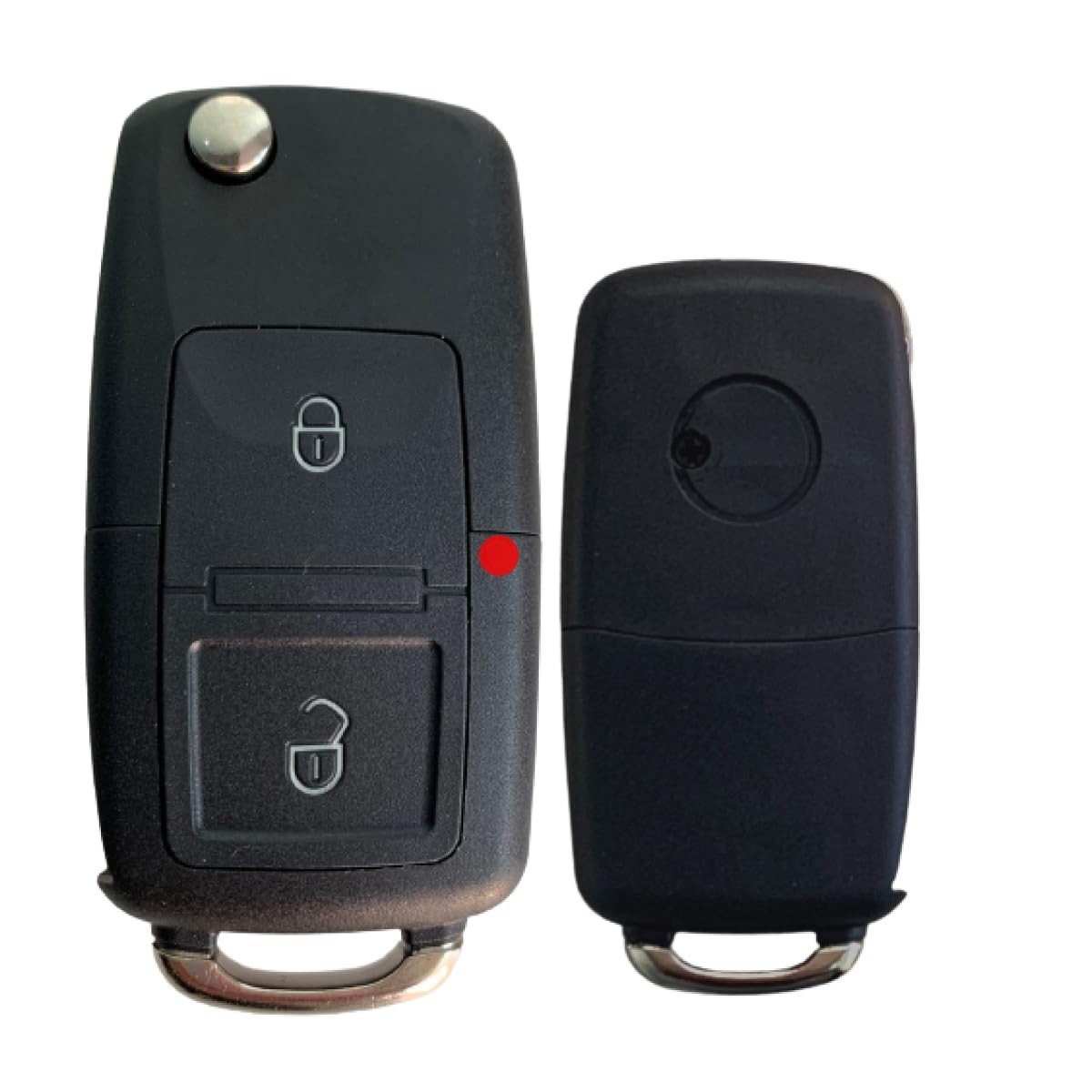 Chave Canivete VW Gol, Golf, Voyage, Polo, Fox 2 Botões com Lâmina - Upgrade Moderno!