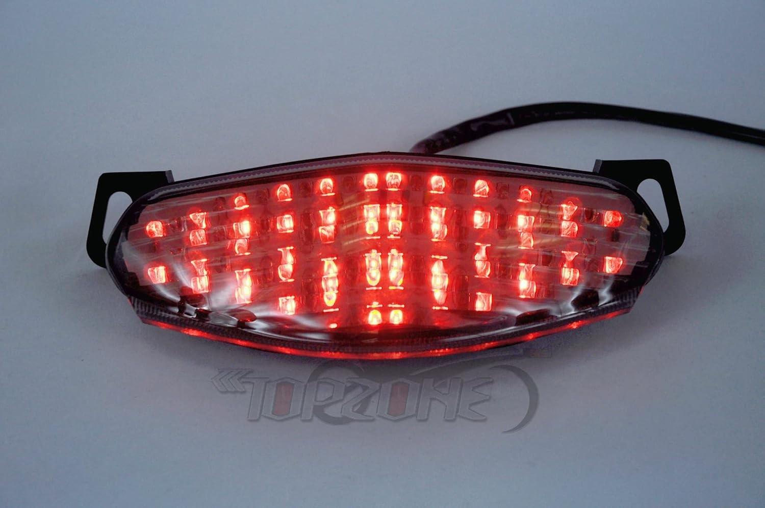 Lanterna Traseira LED Integrada com Seta para Kawasaki Ninja 650, ER-6F, ER-6N (2009-2011)