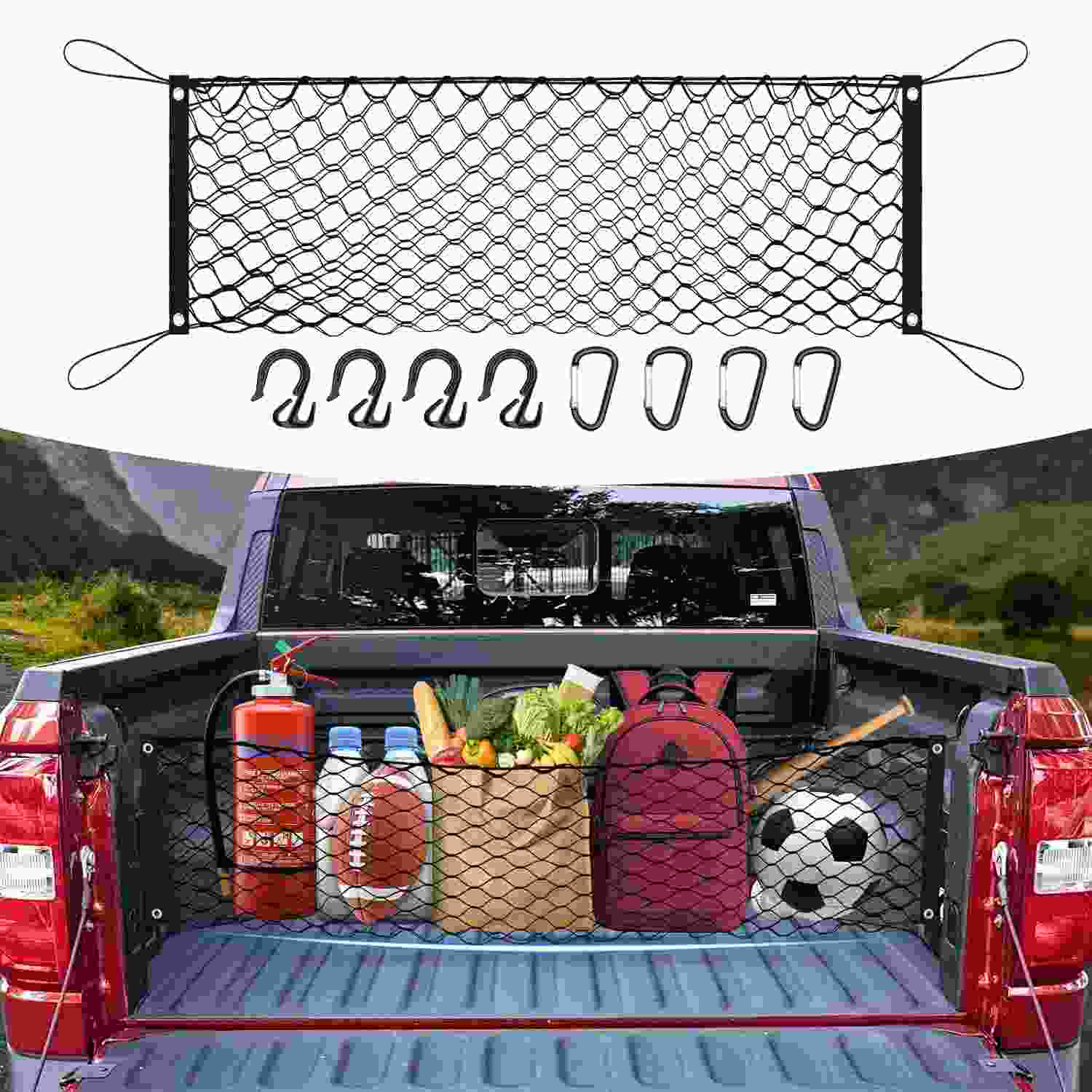 Rede de Carga Porta-Malas Ford Maverick 2022-2026: Organize e Proteja Seus Pertences