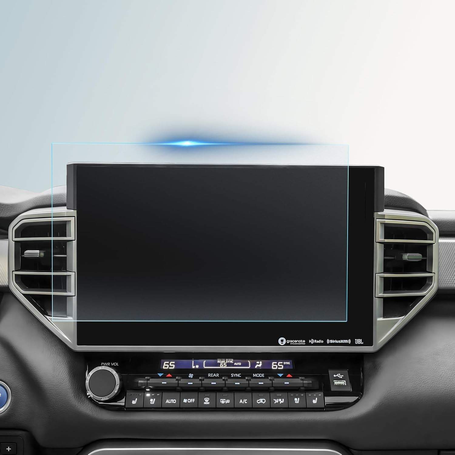 Protetor de Tela Fosco Antirreflexo BIBIBO para Toyota Sequoia 2023-2026 (14") - Vidro Temperado Anti-impressão Digital