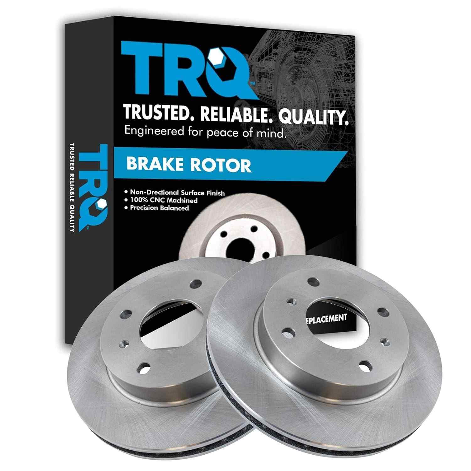 Rotores de Freio TRQ Dianteiros para Nissan 240SX, Sentra, G20 e mais | Segurança e Performance