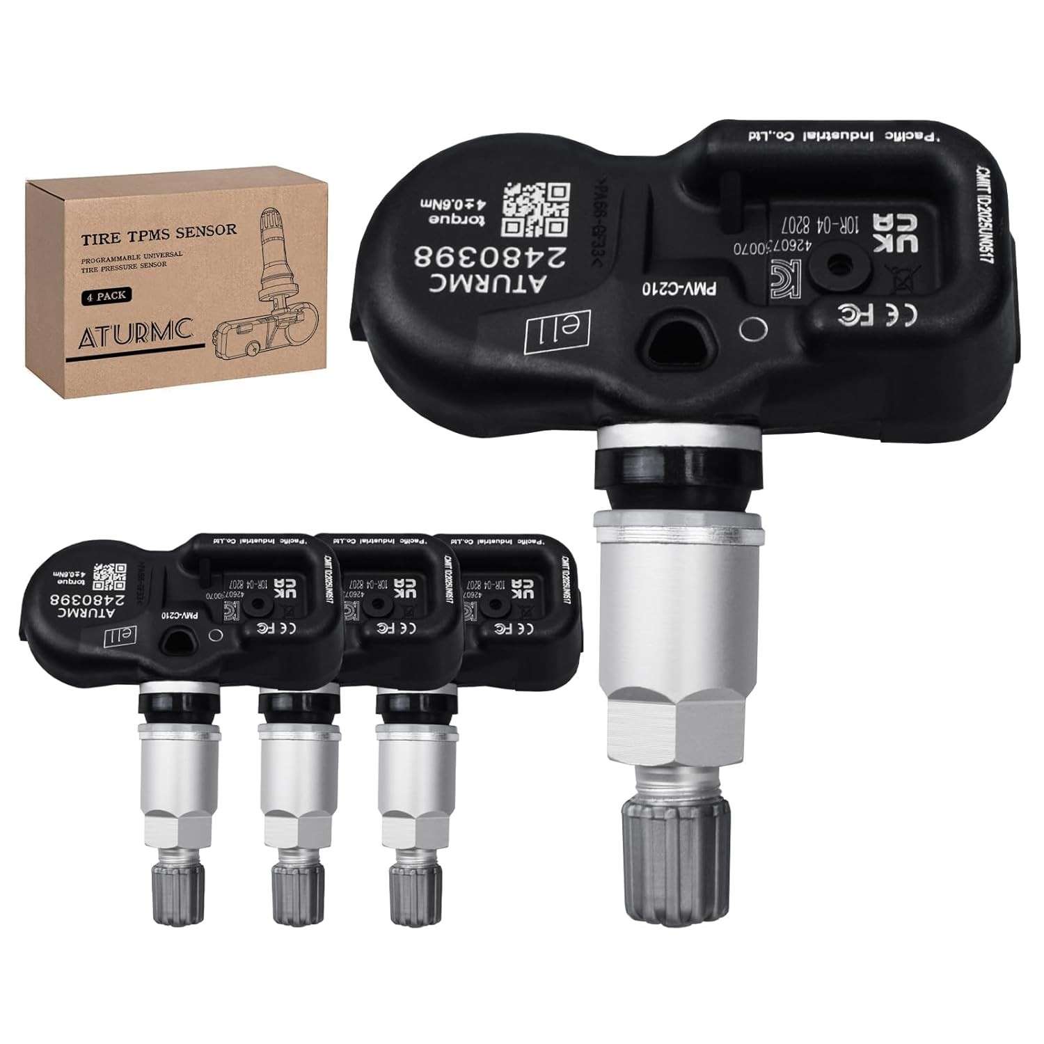 Kit 4 Sensores TPMS 315MHz para Toyota e Lexus - Monitore Seus Pneus com Segurança