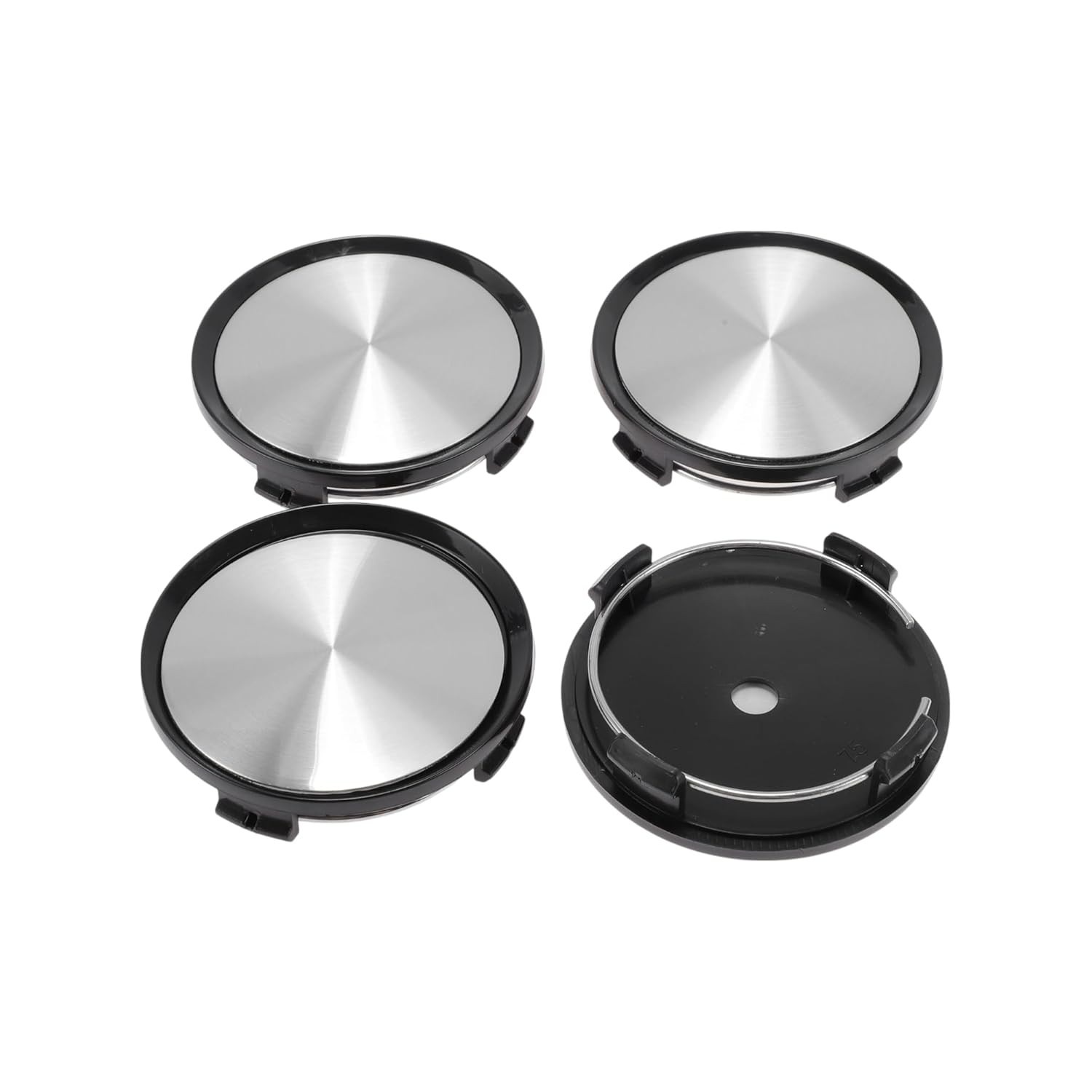 Kit 4 Tampas Centrais de Roda ACROPIX 7cm/7.5cm - Design Esportivo e Durabilidade para Seu Carro