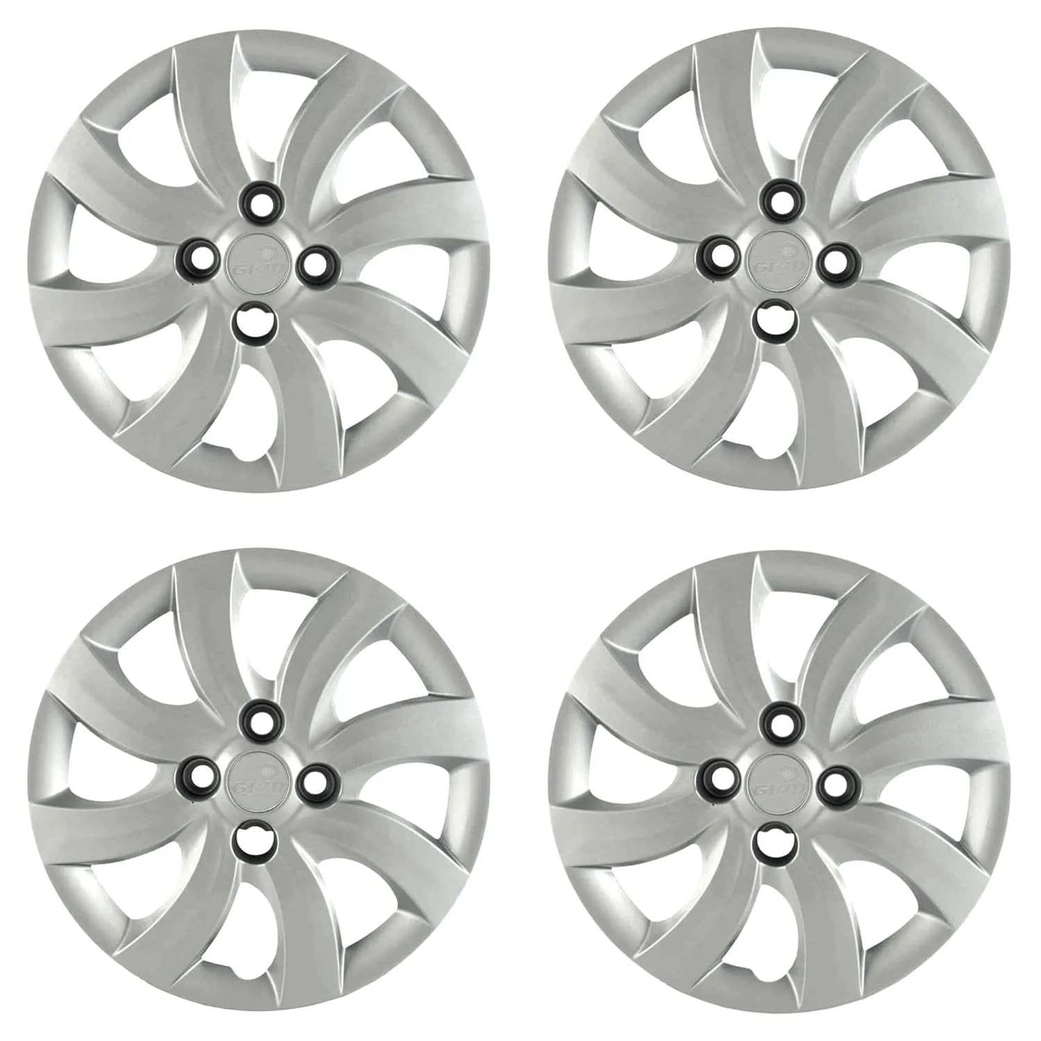 Calota Aro 14" Prata Palio Attractive 12/13 Grid - Jogo 4 Peças
