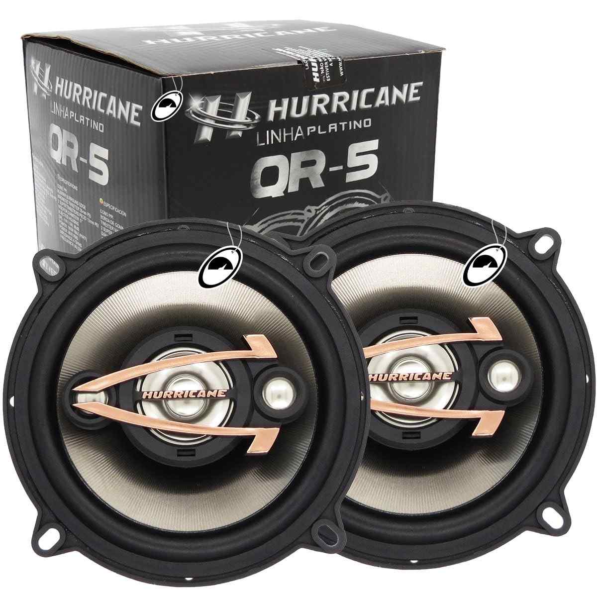 Alto Falante Quadriaxial Hurricane QR5 5" 160W RMS: Som Potente e Claro para Seu Carro