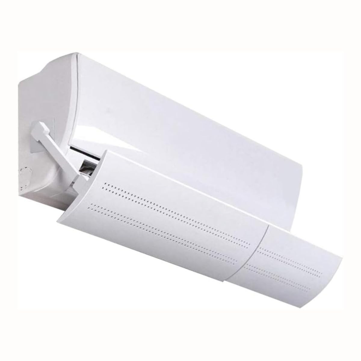 Defletor de Ar Condicionado Ajustável 50-100cm | Direção de Vento 180° com Instalação Adesiva