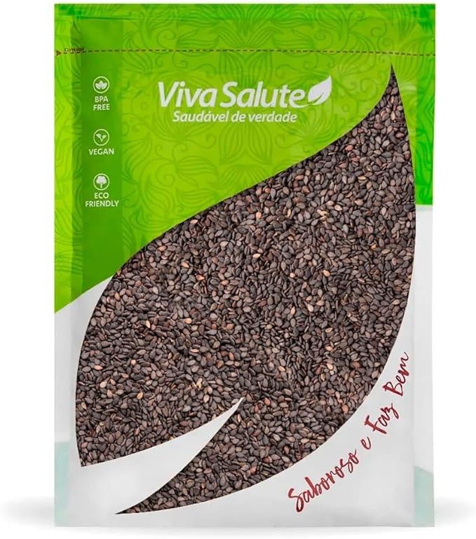 Gergelim Preto Viva Salute a Vácuo - 500g