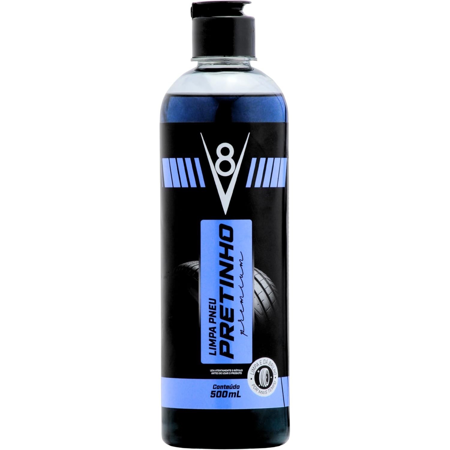 Limpa Pneus Gel V8 500ml: Brilho Intenso e Duradouro para Seu Carro