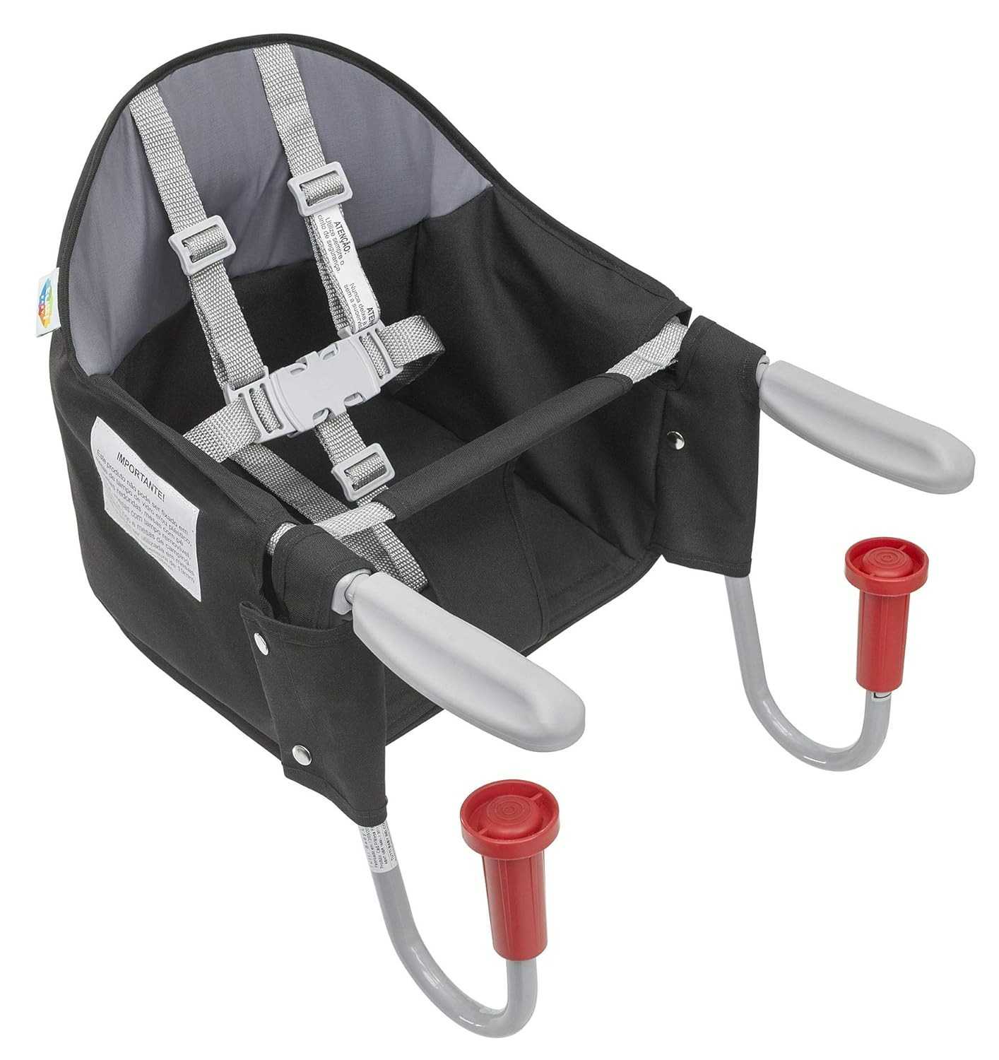 Cadeira de Refeição Mesa Fit Preto - Segurança e Conforto para Bebês a Partir de 6 Meses