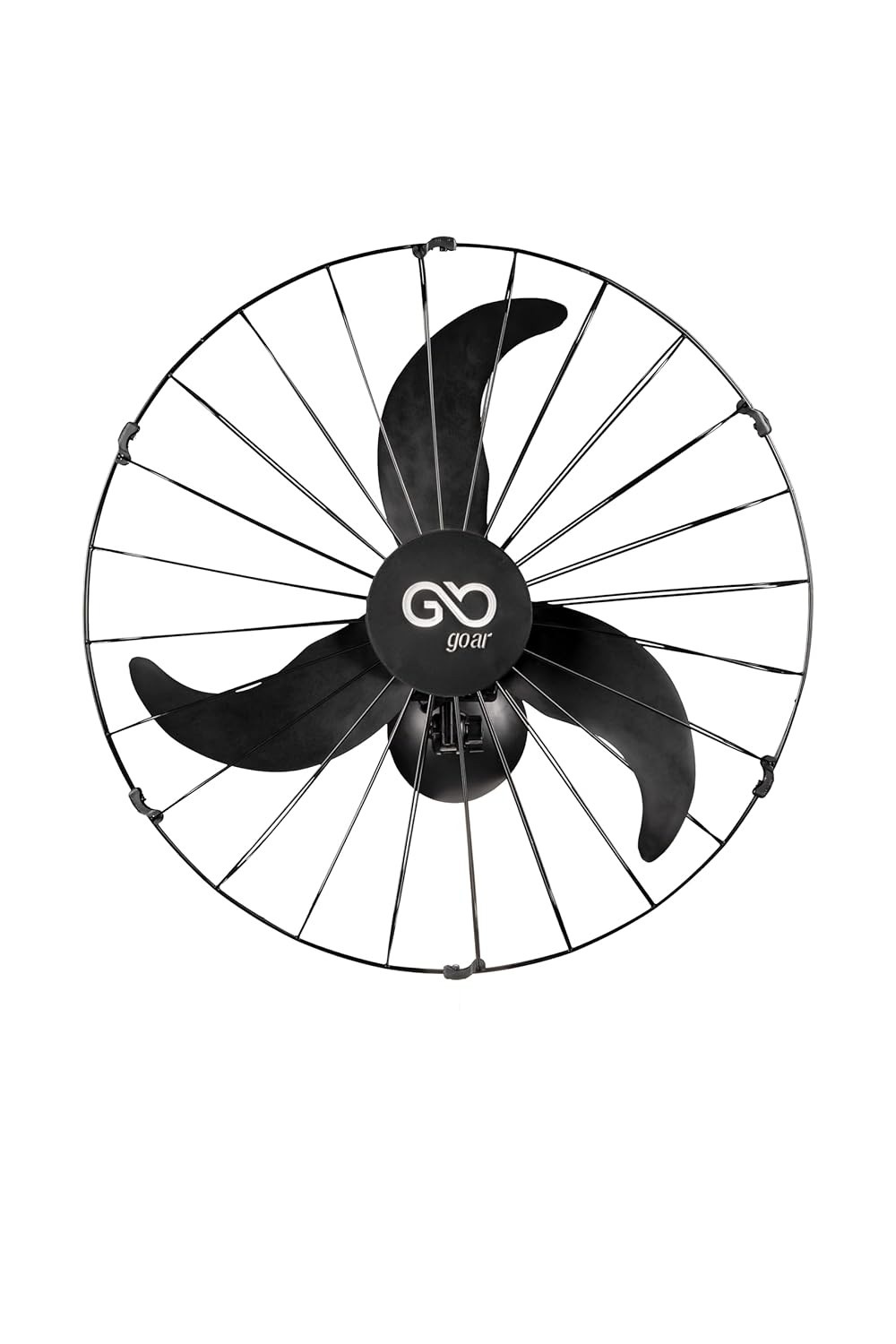 Ventilador Oscilante de Parede 60cm Goar Metal Preto 220V