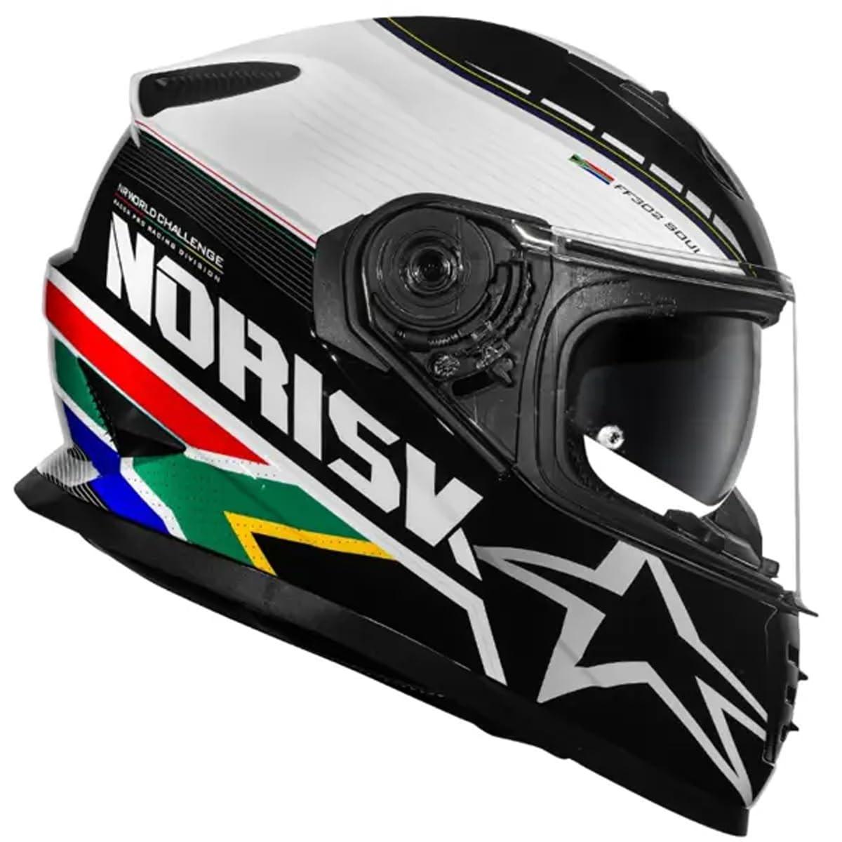 Capacete Norisk FF302 Soul Grand Prix Africa do Sul - Tamanho 62