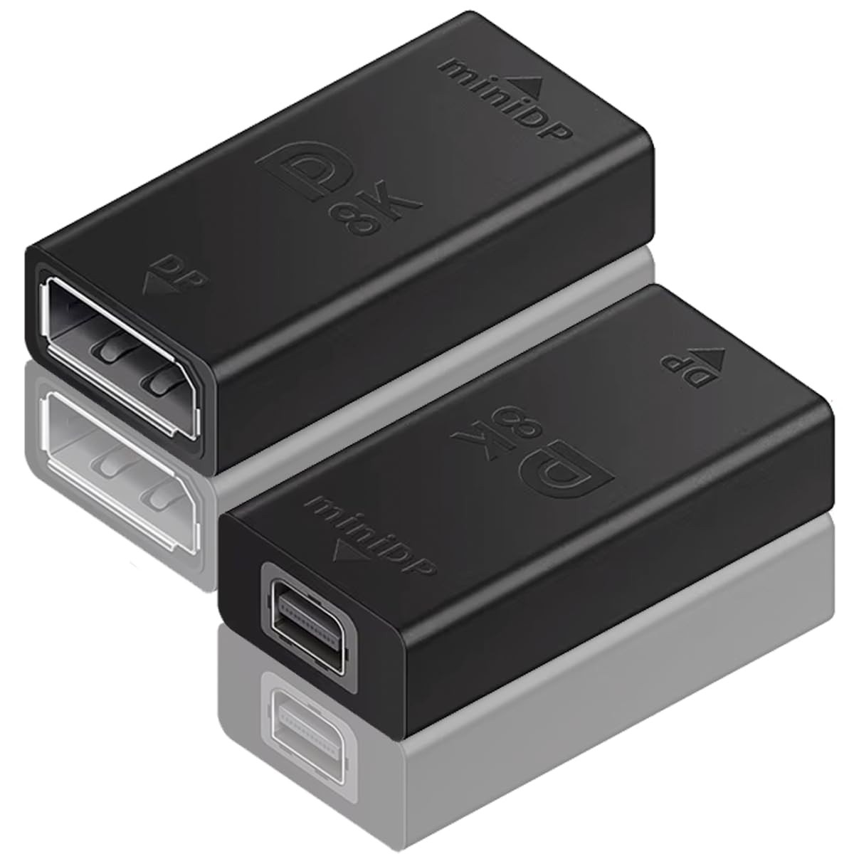 Adaptador DisplayPort 1.4 Fêmea para Mini DisplayPort Fêmea: Conectividade Versátil