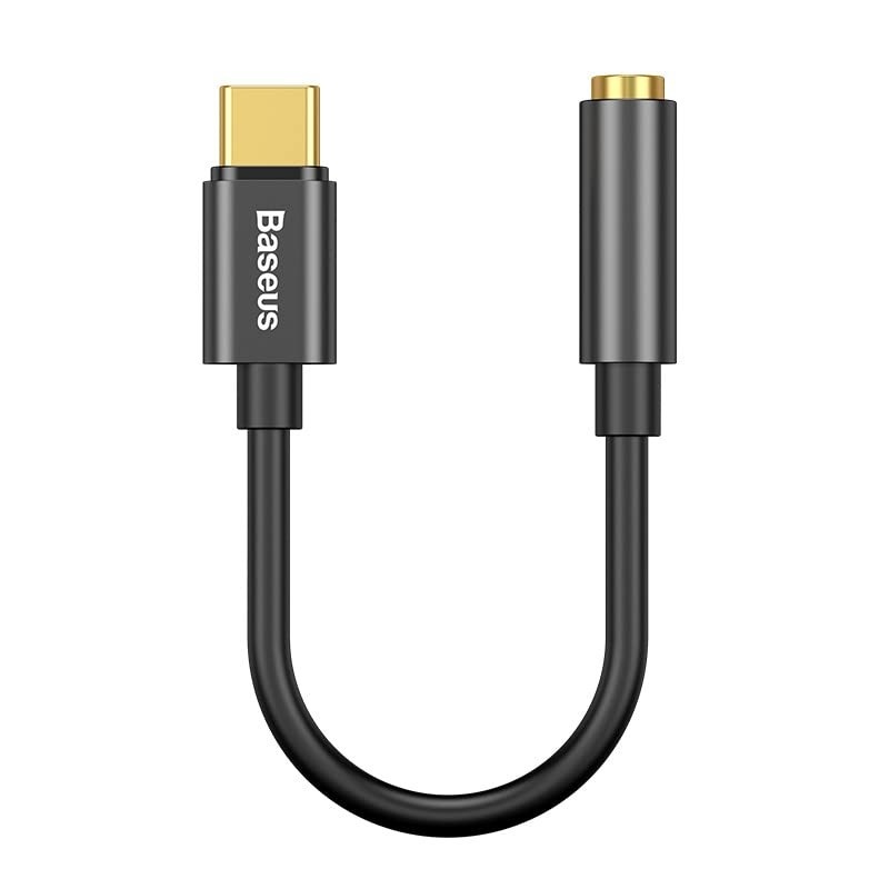 Adaptador Baseus L54 DAC: USB-C para P2 3.5mm | Som de Alta Qualidade para Xiaomi, Samsung e Mais!