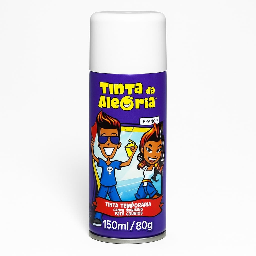 Tinta Spray Alegria 150ml Branca – Acabamento Perfeito em Qualquer Superfície