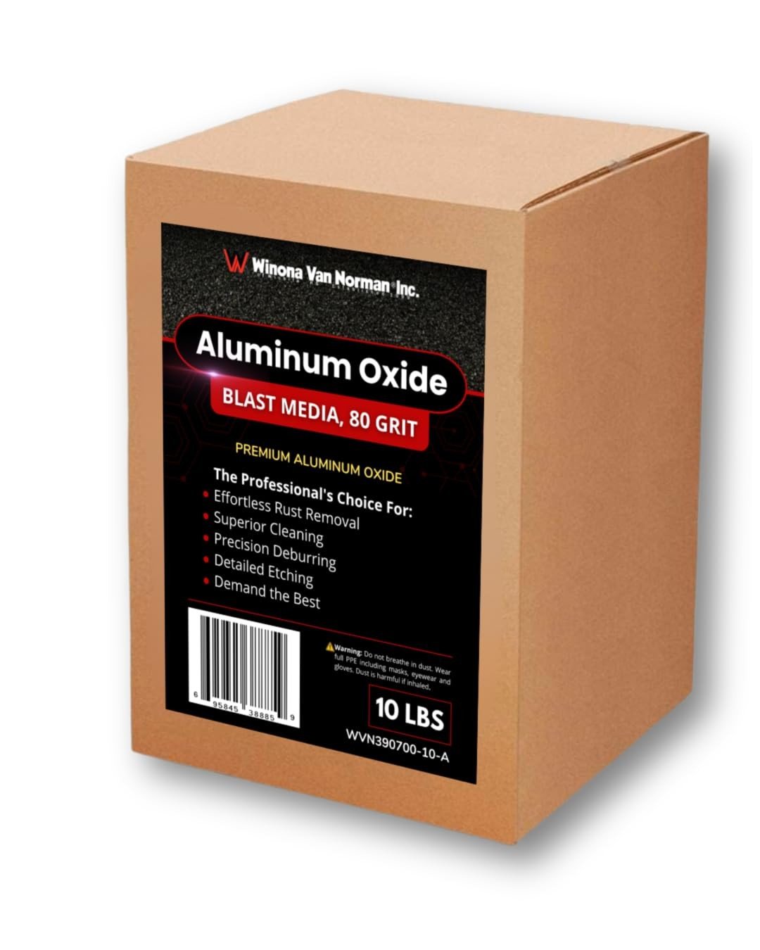 Meio de Jateamento de Óxido de Alumínio 80 - 4,5 kg | Solução Premium para Limpeza e Acabamento Profissional