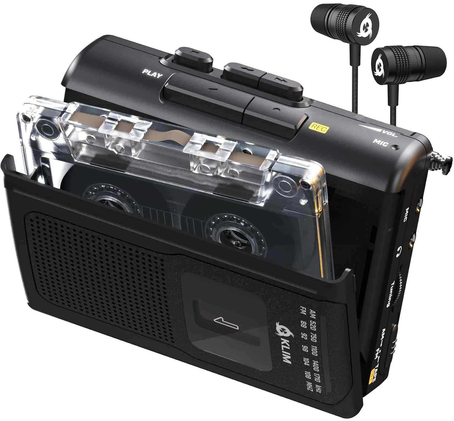 KLIM K8: Reviva a Magia das Fitas Cassete com Walkman Moderno e Rádio AM/FM